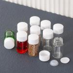 8ml Clear Glass Vial Set with Screw Caps