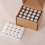 8ml Clear Glass Vial Set with Screw Caps