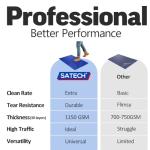 SATECH Blue Adhesive Mat 24" x 36" - Set of 4