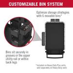 Heavy Duty Utility Cart with Customizable Bins