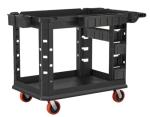 Heavy Duty Utility Cart with Customizable Bins