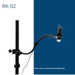 Dino-Lite Adjustable Gooseneck Desk Clamp Stand