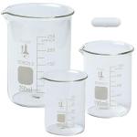 Low Form Glass Beaker Set, 3 Sizes