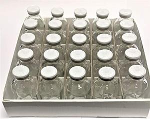 30ml Sterile Clear Serum Vials - 25 Pack