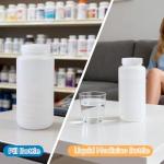 32 oz Airtight Plastic Bottles with Lids - 2 Pack