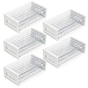 5 Pack Detachable Plastic Test Tube Rack