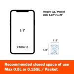 200 Packets Fonday Food Grade Silica Gel Bags