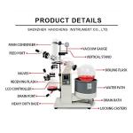 5L Electric Rotary Evaporator with Chiller & Pump