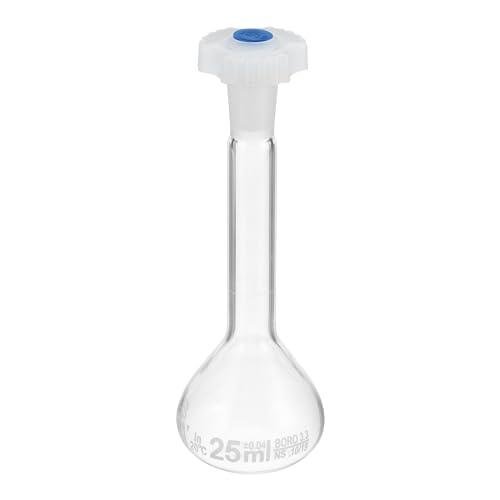 25ml Borosilicate Graduated Volumetric Flask with Cap