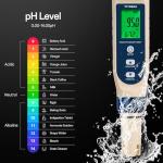 VIVOSUN 5-in-1 Digital PH Meter with Backlight