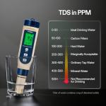 VIVOSUN 5-in-1 Digital PH Meter with Backlight