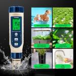VIVOSUN 5-in-1 Digital PH Meter with Backlight
