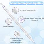 Dedsio Sterile 50ml Graduated Serological Pipettes