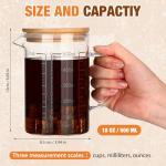 6 Pack 500 ml Glass Beaker Mug Set