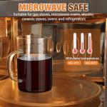 6 Pack 500 ml Glass Beaker Mug Set