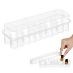 24 Count Plastic Vial Box Case for Organizing