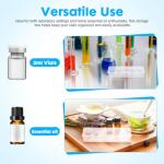 24 Count Plastic Vial Box Case for Organizing