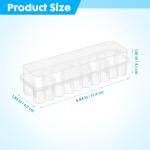 24 Count Plastic Vial Box Case for Organizing