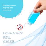 Leak Proof Plastic Reagent Bottles, 6 Pack