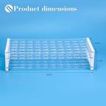 Plastic Test Tube Rack Set - 50 Holes, Detachable