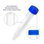 10mL Centrifuge Tubes, 200 Pack, Leak-Proof Caps