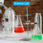 PATIKIL 100ml Erlenmeyer Flask Set – 3 Pack