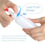 Ninsula 5Pack 4oz Squeeze Bottles with Caps