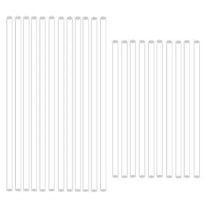 20 Pack Glass Stirring Rods for Drinks