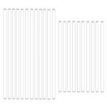 20 Pack Glass Stirring Rods for Drinks