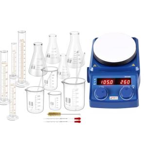 5 Inch Magnetic Stirrer Hot Plate with Glass Set