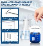 5 Inch Magnetic Stirrer Hot Plate with Glass Set