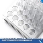 Stainless Steel Z-Shaped Test Tube Rack for 25 Tubes