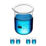 Maccx 100ml Borosilicate Glass Beaker Set of 4