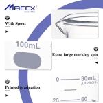 Maccx 100ml Borosilicate Glass Beaker Set of 4