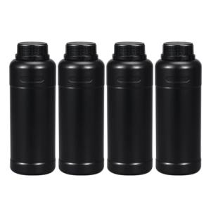 16oz Plastic Storage Bottles, 4-Pack, Light-Proof
