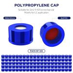 2mL HPLC Autosampler Vials with Screw Caps, 100 Pcs