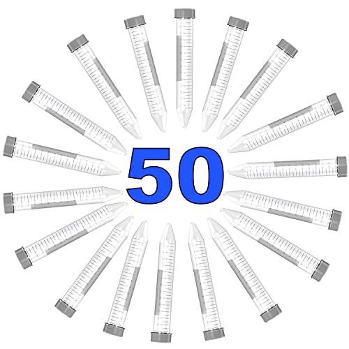 15mL Conical Centrifuge Tubes with Screw Caps