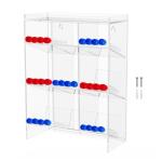 Clear Acrylic 9-Grid Test Tube Rack