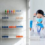 Clear Acrylic 9-Grid Test Tube Rack