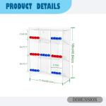 Clear Acrylic 9-Grid Test Tube Rack