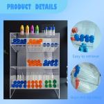 Clear Acrylic 9-Grid Test Tube Rack