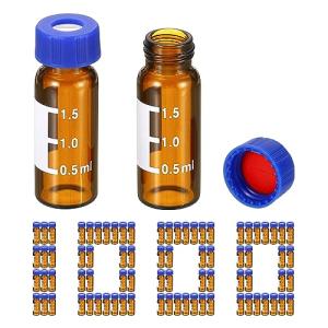 PATIKIL 2ml Amber Autosampler Vials, 1000 Pack