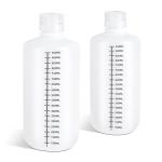 32oz Plastic Bottles with Airtight Caps - 2 Pack