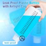32oz Plastic Bottles with Airtight Caps - 2 Pack