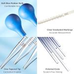 10mL Glass Serological Pipettes with Blue Bulb Set