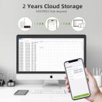 Bluetooth Refrigerator Freezer Thermometer with Alarm