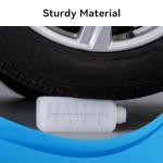 Square Plastic Reagent Bottles with Inner Ring Cover