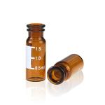 ALWSCI 11 mm Amber Glass Autosampler Vials, 100 Pack