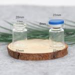 Clear 3ml Glass Vials with Caps - 100 Pack