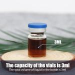 Clear 3ml Glass Vials with Caps - 100 Pack